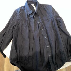 Lululemon Athletica Black Cotton Shirt size 4